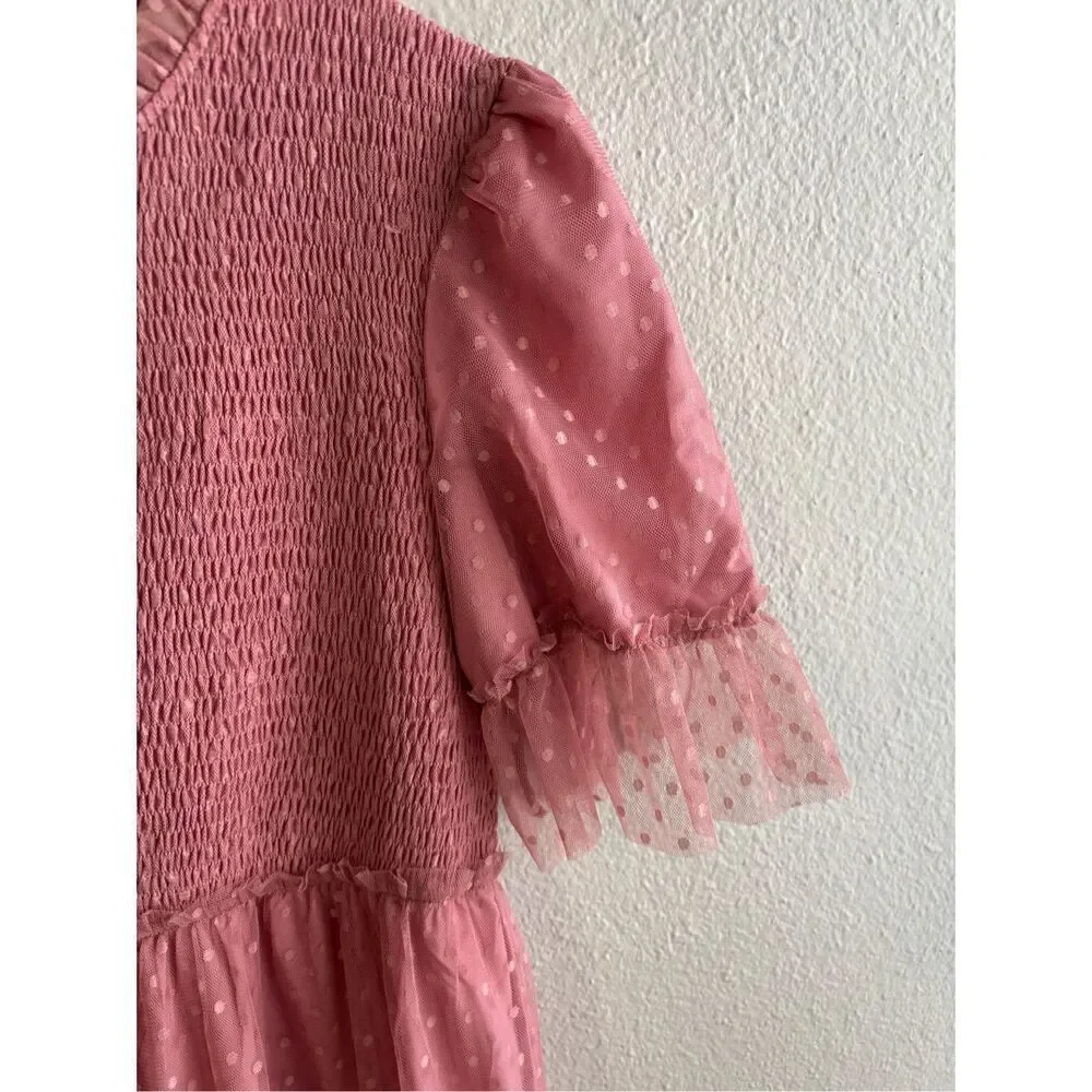 ❤️Tea N Rose Kamala Dusty Blush Dress